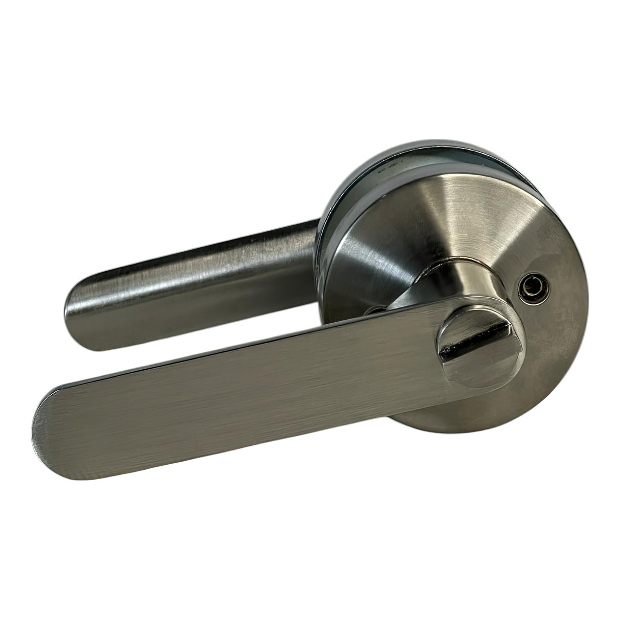 CERRADURA DE MANILLA OVALADA DORMITORIO NIQUEL MATE FORTEK