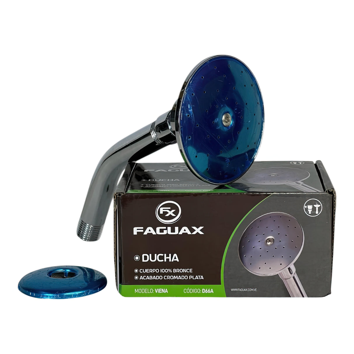 REGADERA REDONDA CUERPO BRONCE VIENA FAGUAX