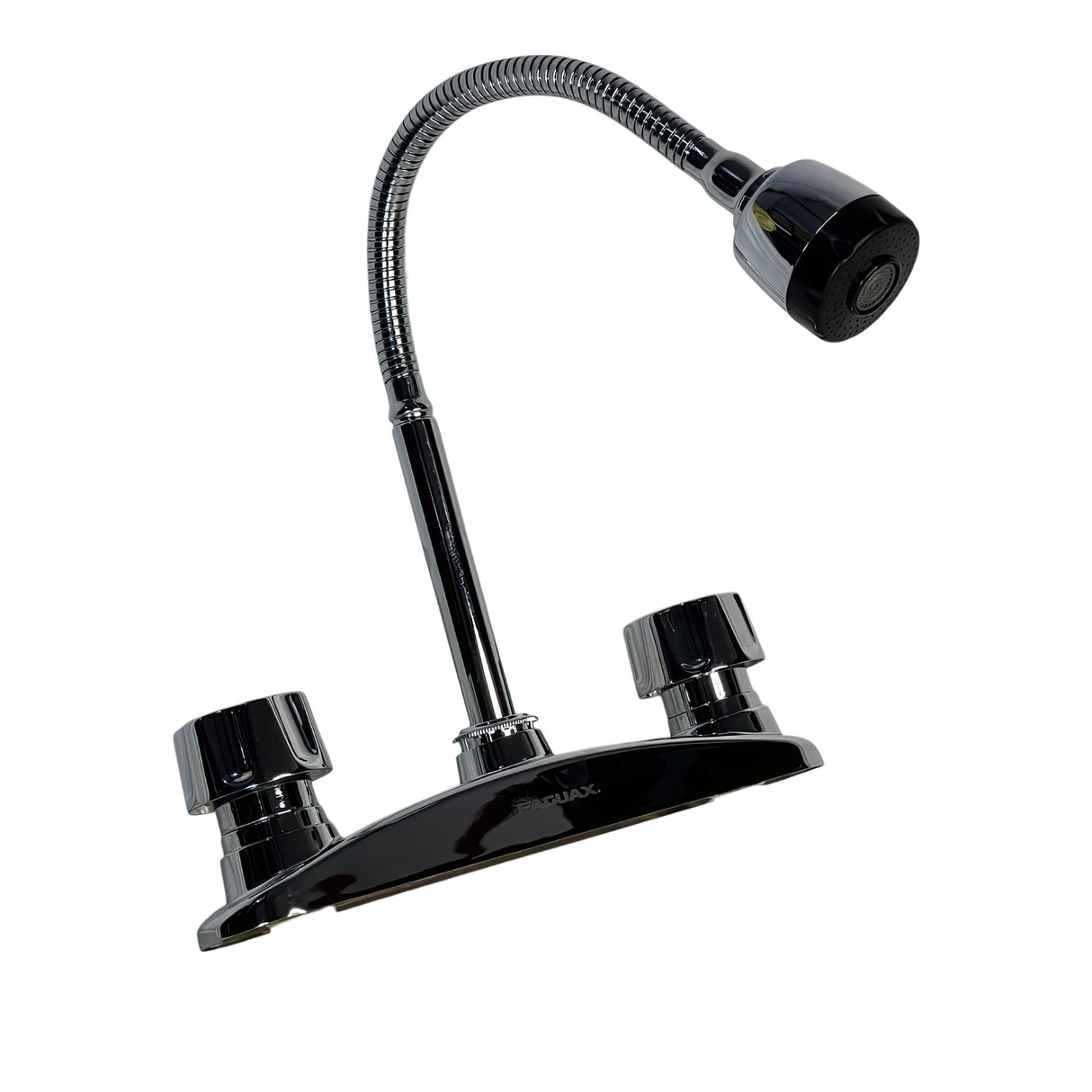 GRIFERIA DE FREGADERO METALICO DOBLE FRIULI 8" C/FLEXIBLE FAGUAX