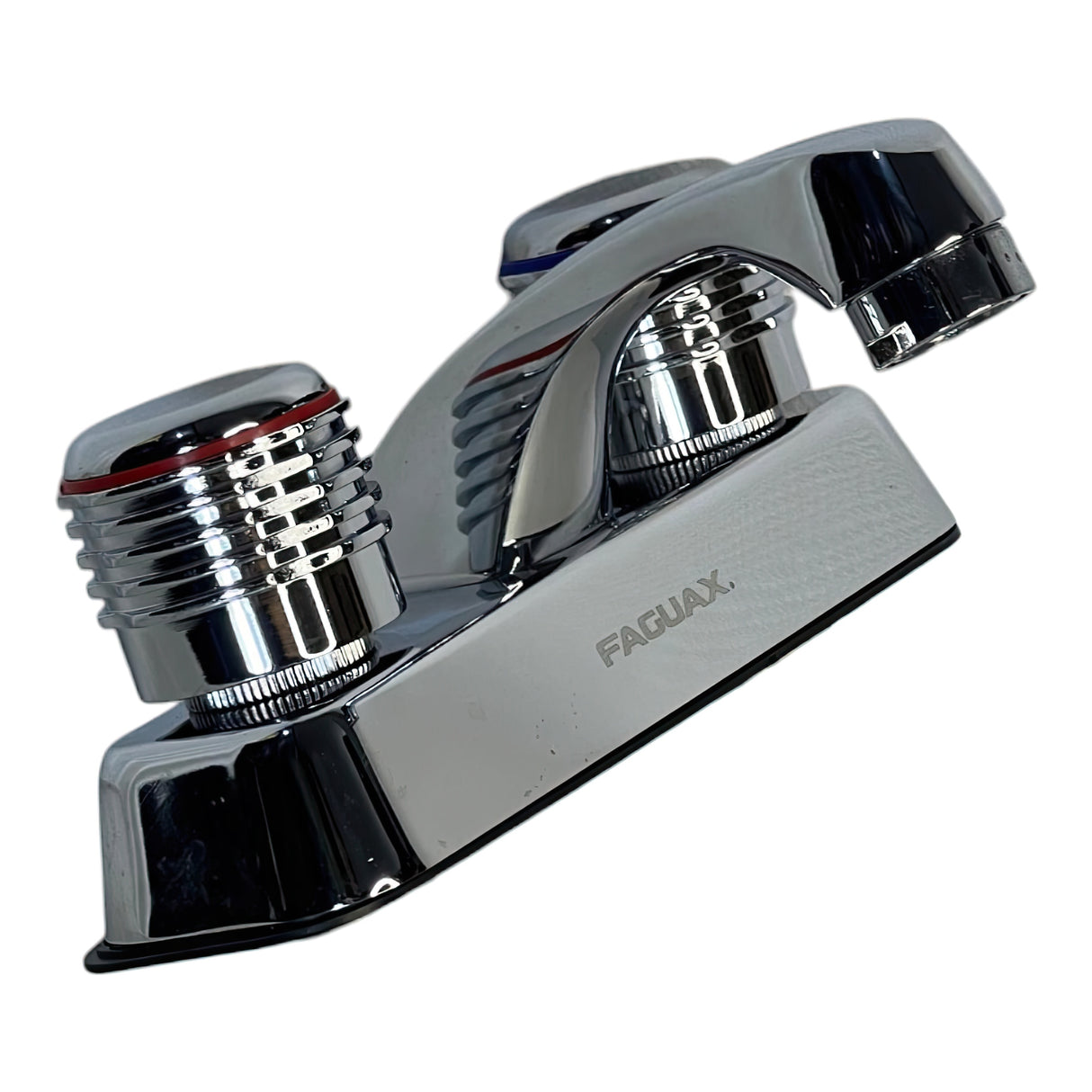 GRIFERIA DE LAVAMANOS 4" DOBLE PLATA INDIANA FAGUAX