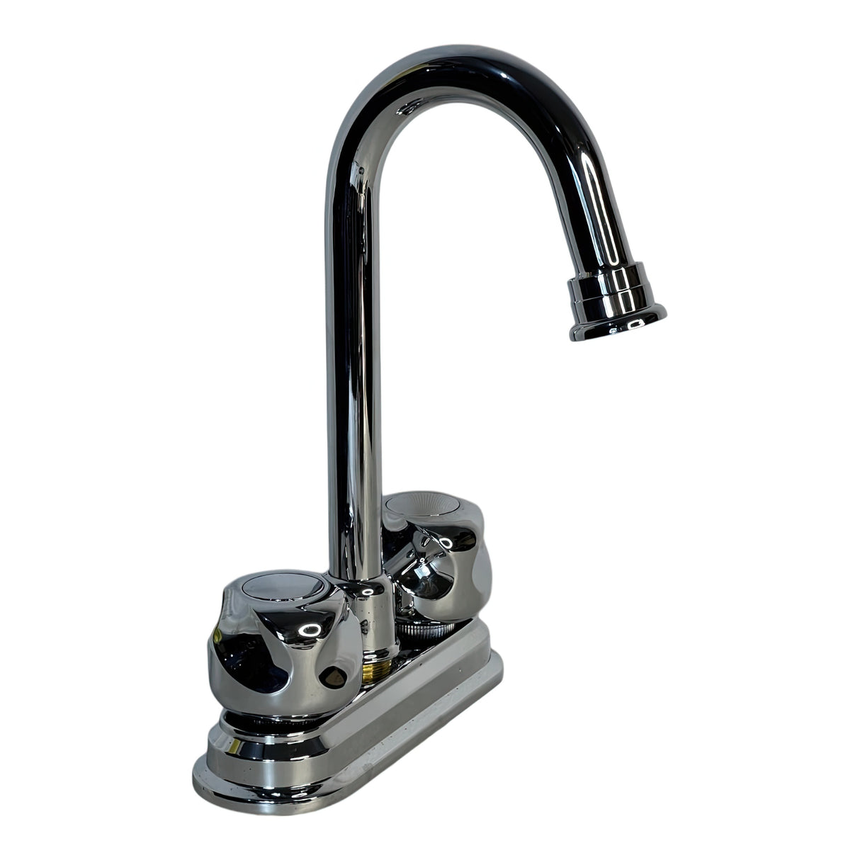 GRIFERIA DE LAVAMANOS 4" DOBLE CUELLO CISNE EQUINOX FAGUAX