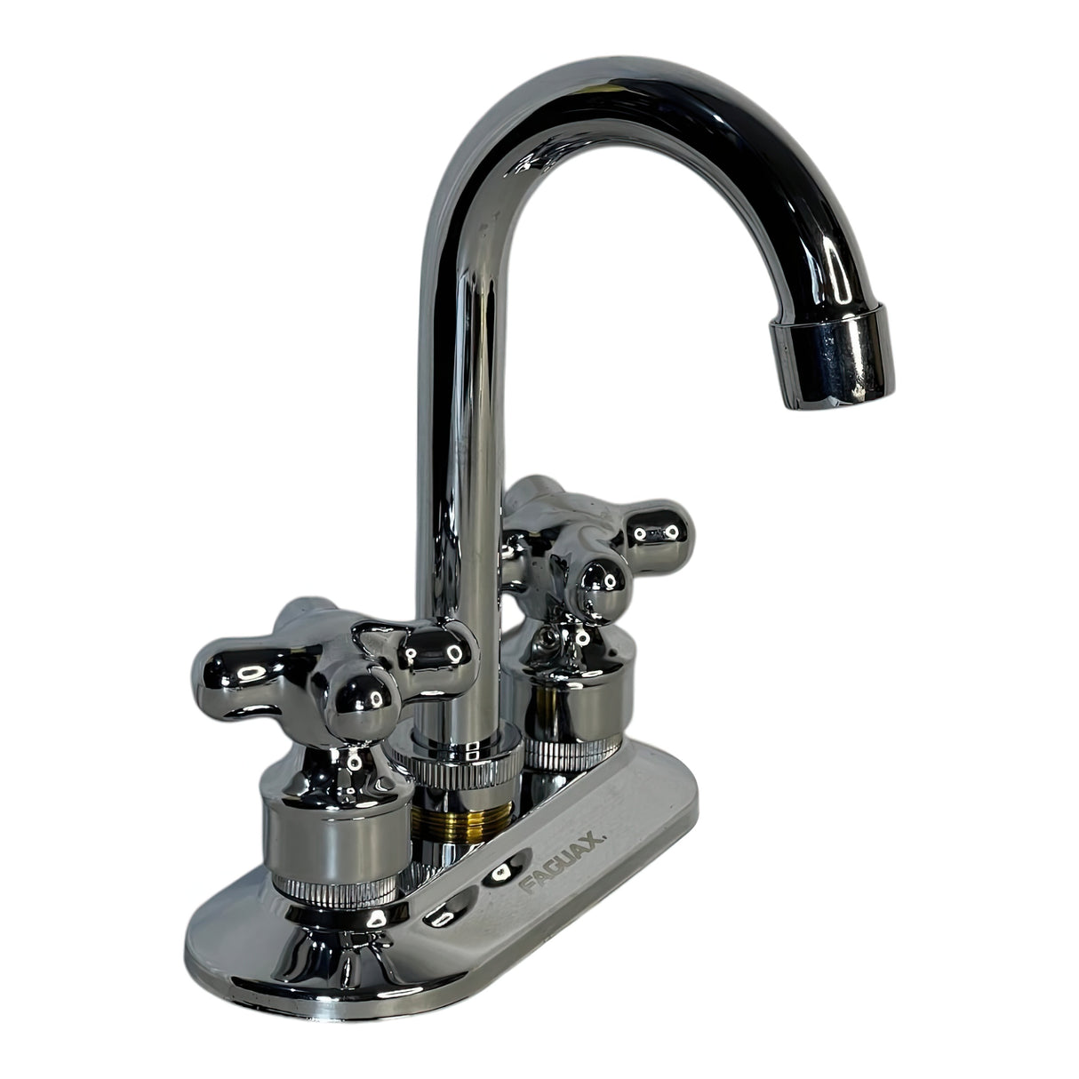 GRIFERIA DE LAVAMANOS 4" DOBLE CUELLO CISNE CANAIMA FAGUAX