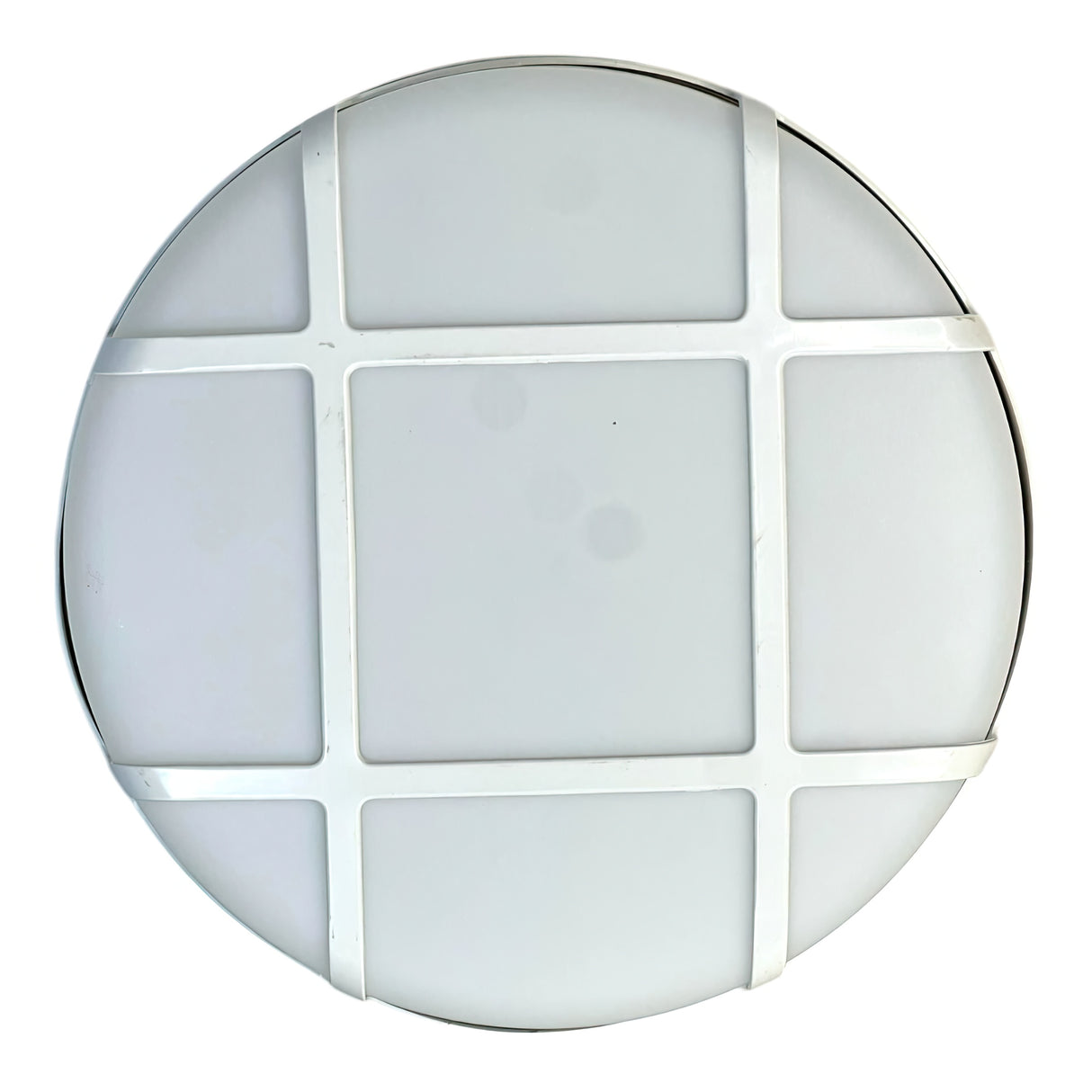 Vapoleta Led Redonda Decorativa Blanca C/Cuadros 24W 85-265V 6500K IP54 Lumistar