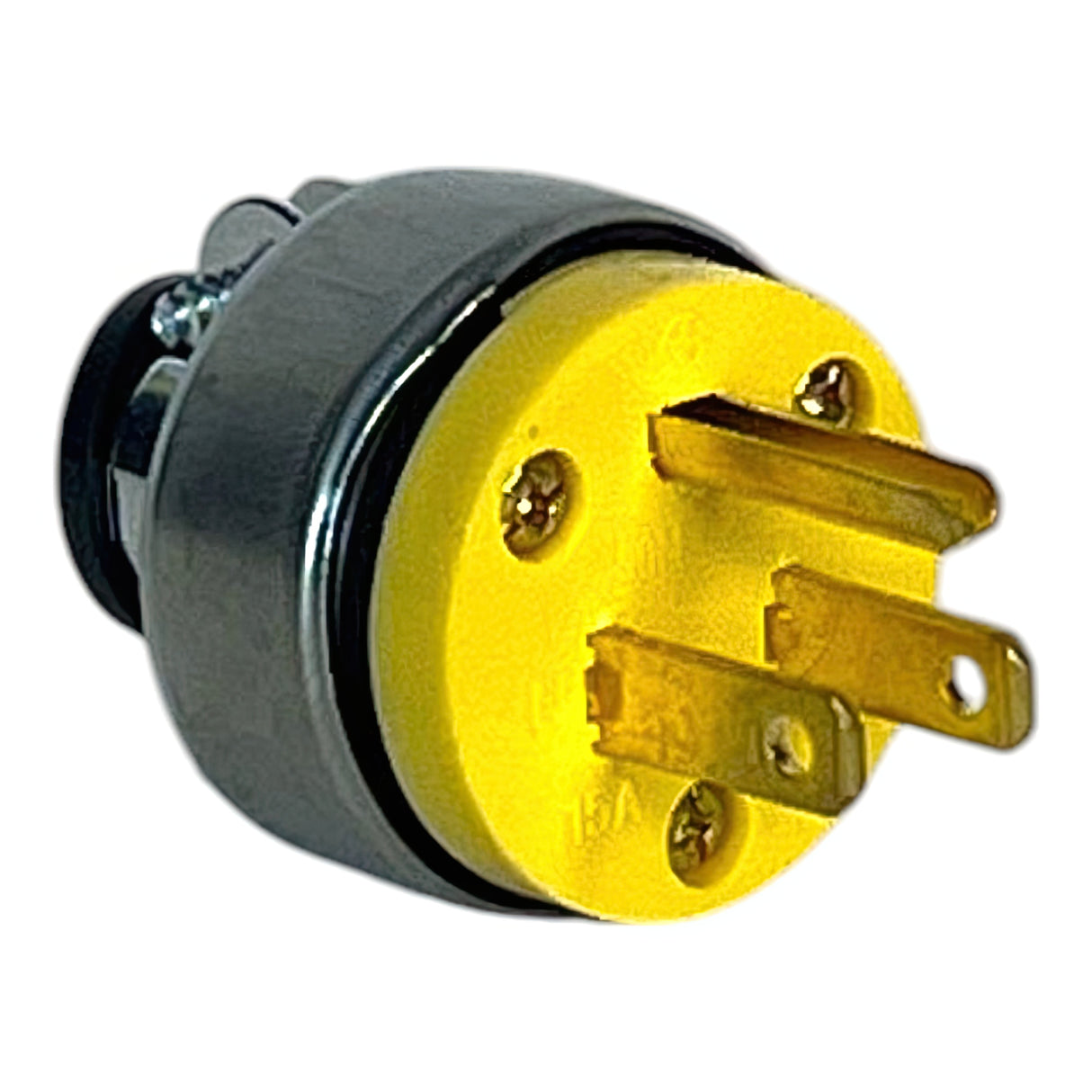 Enchufe De Metal C/Tierra 125V 15AMP Lumistar