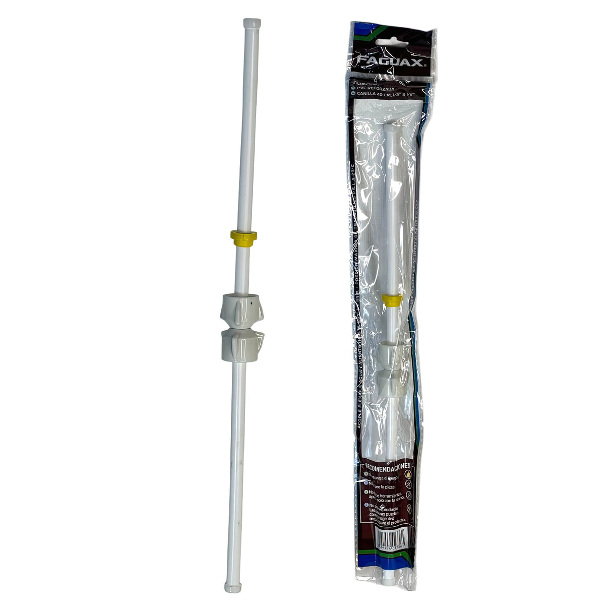 Canilla P/Lavamano 1/2X1/2 De 40CM Plastica Faguax