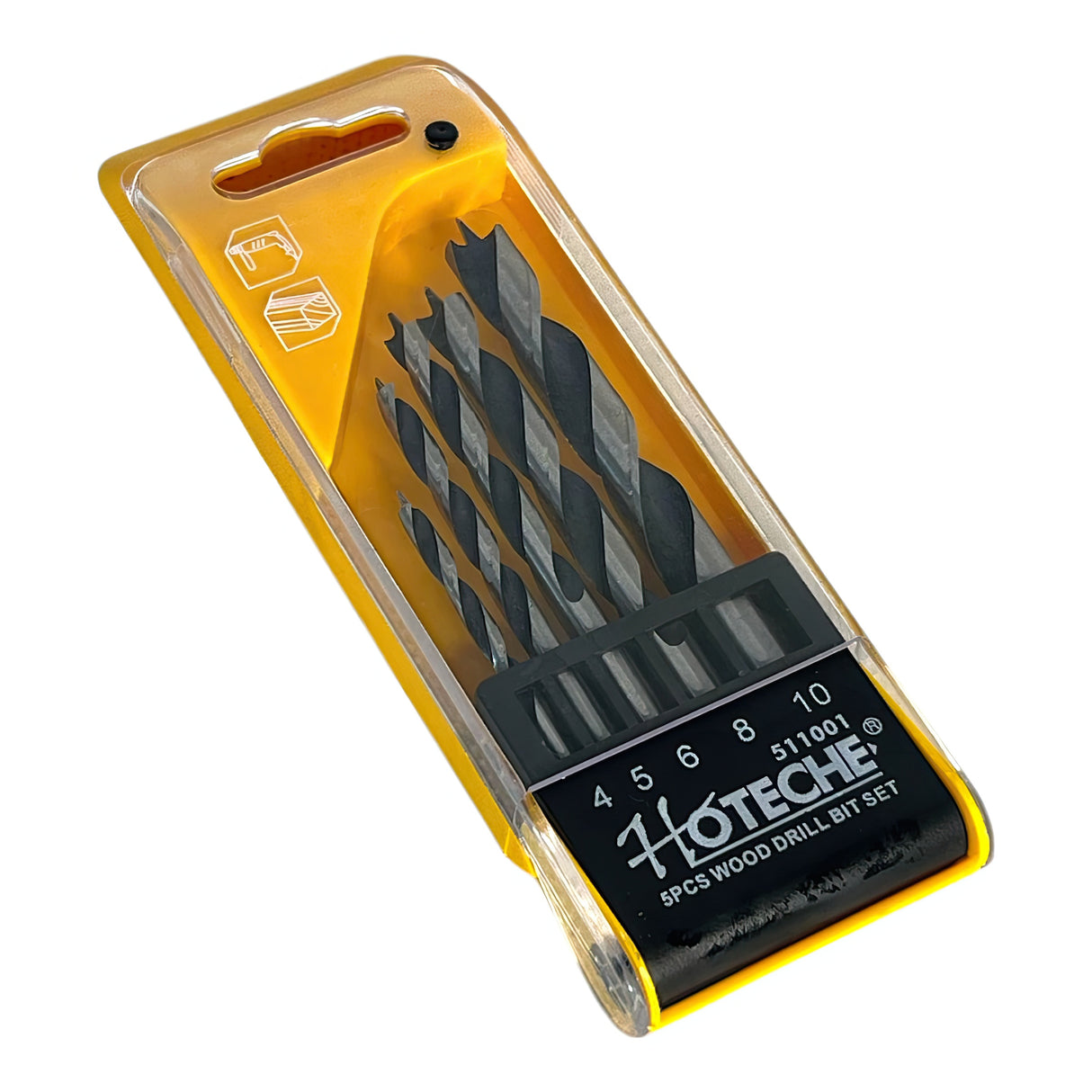 JUEGO DE BROCAS DE MADERA 5PZS HOTECHE