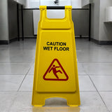 CARTEL ADVERTENCIA PISO MOJADO WADFOW
