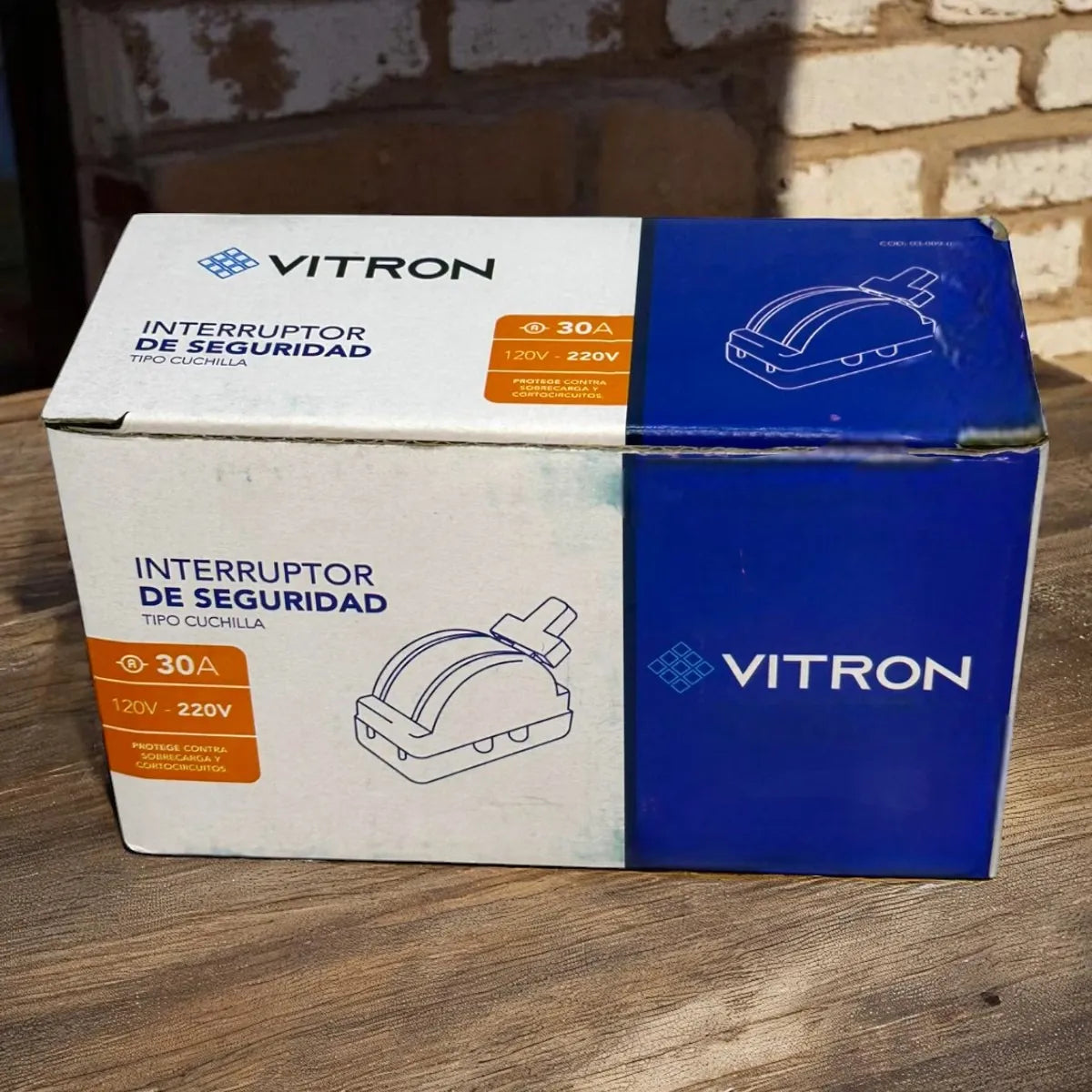 Cuchilla Electrica Doble Pase 2x30 AMP Vitron