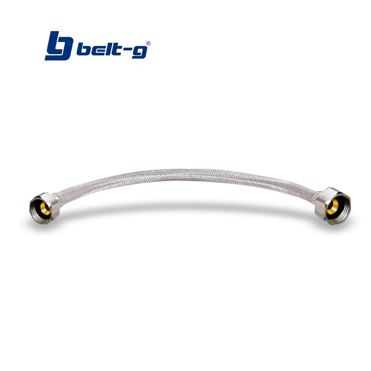 CANILLA P/WC 1/2 X 5/8 40CM FLEXIBLE MALLA  ACERO BELT-G