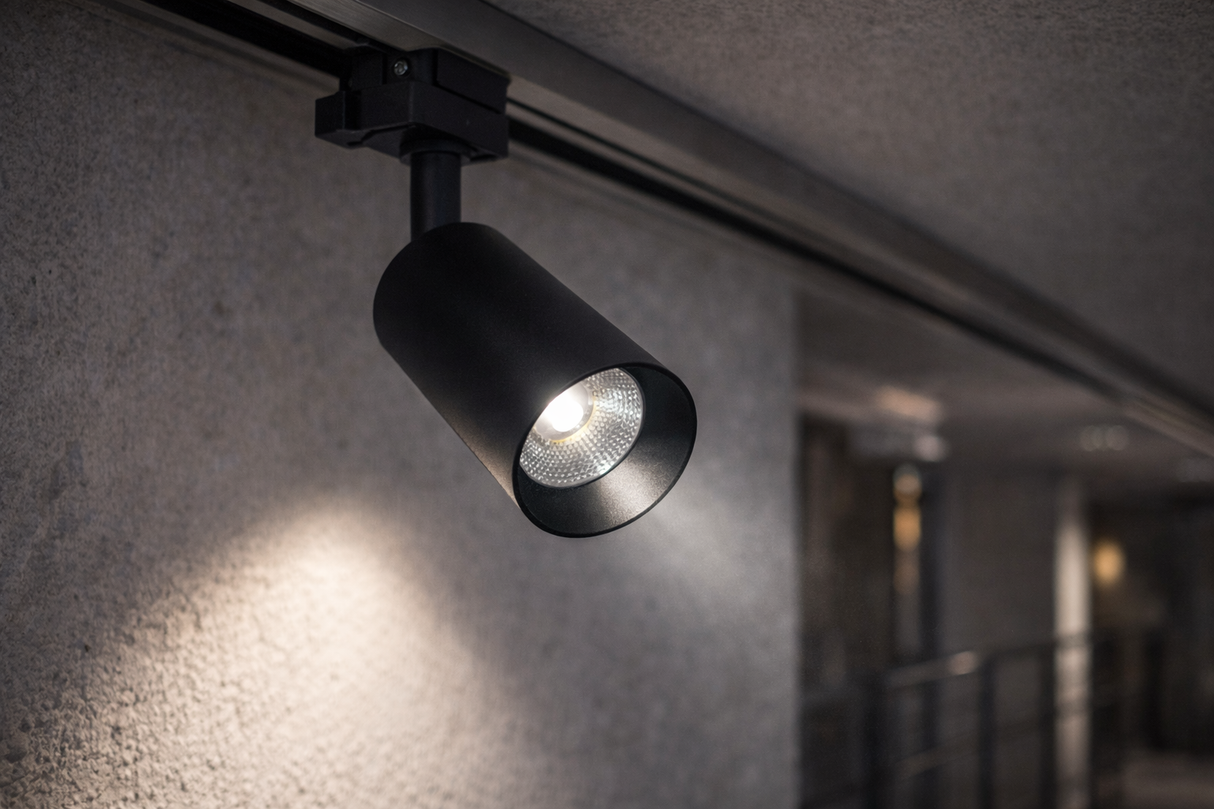 Lámparas De Riel Track Light Blanca 20w Lumistar