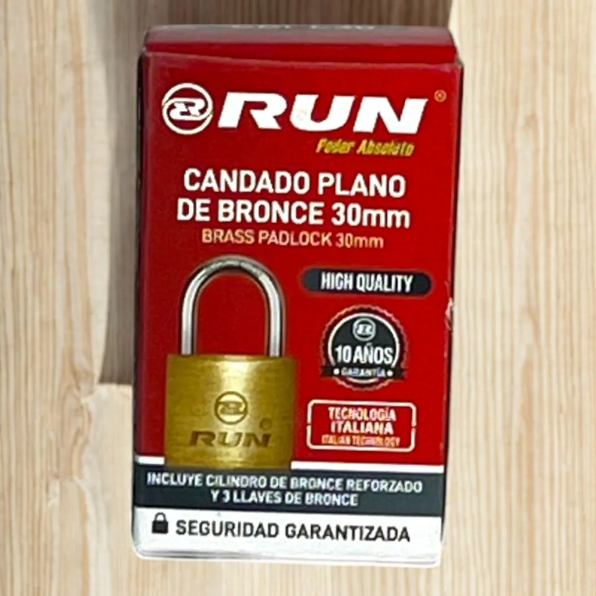 Candado De Bronce 30MM Run