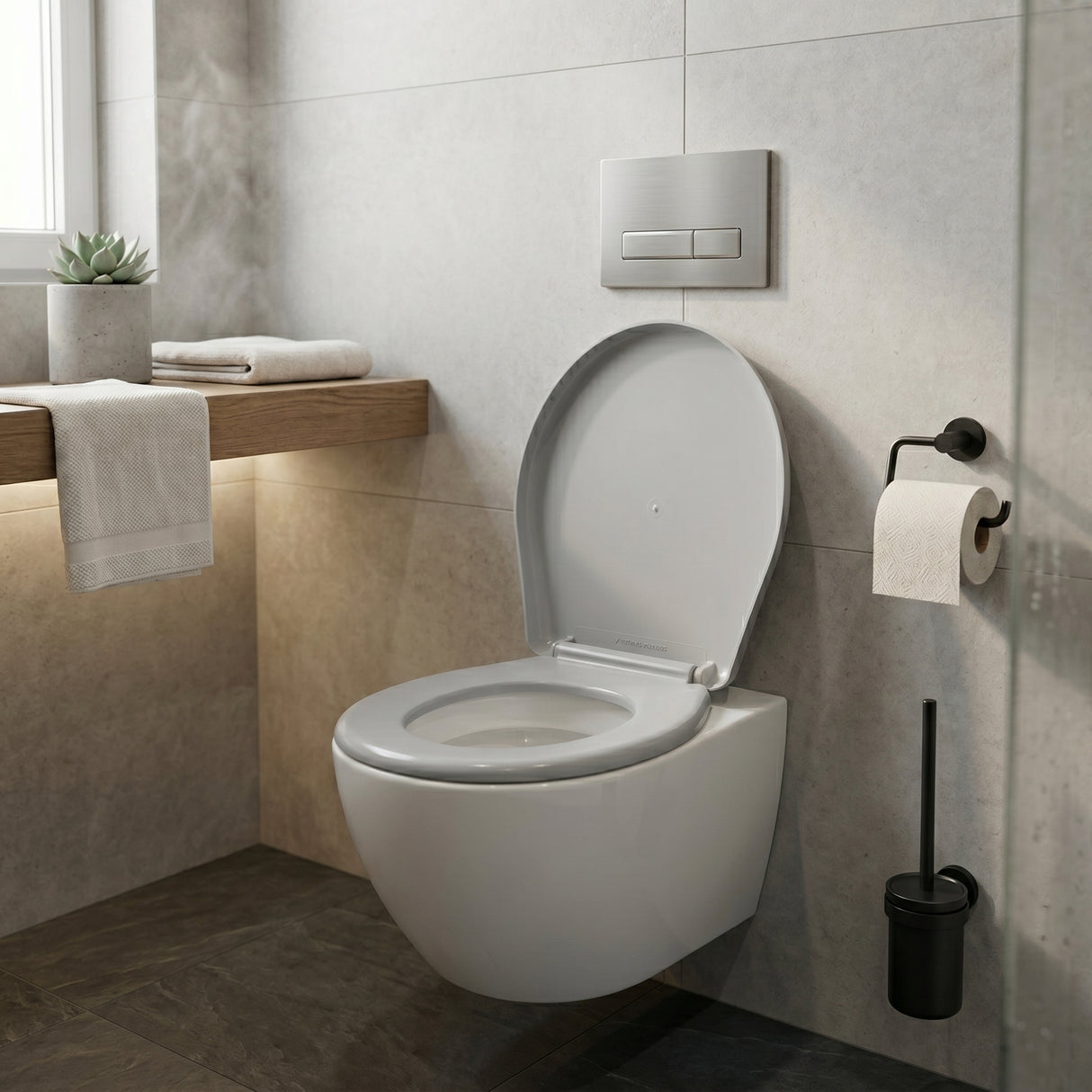 Asiento Sanitario Tapa De Poceta Redondo 16 Metales Aleados
