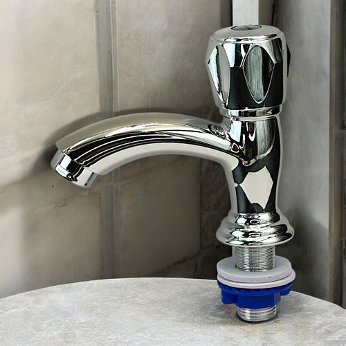 Llave Griferia De Lavamanos Negro Mate Orus