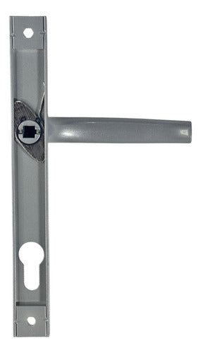 Manillas Para Puerta Principal Plateadas Movil-movil Grizzly