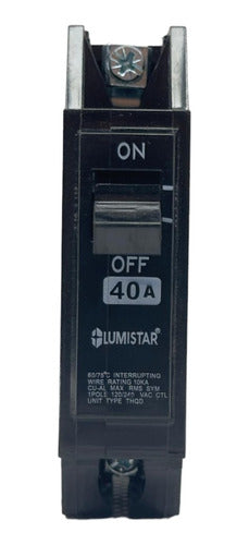 Breaker Superficial 1x40amp Lumistar
