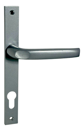 Manillas Para Puerta Principal Plateadas Movil-movil Grizzly