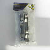Soporte Cortinero 1/2  P/pared Doble (par) Aluminio Sufein