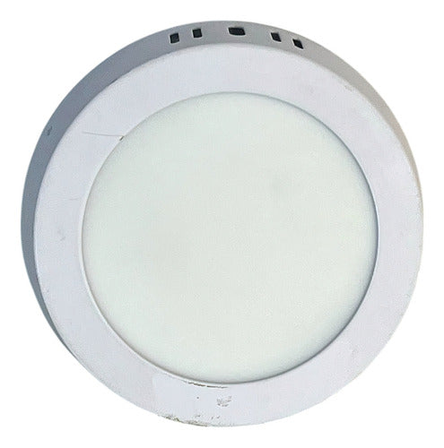Panel Led Redondo Superficial 6w 110mm Luz Blanca Lumistar