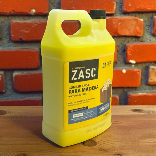 Pega Cola Blanca 1gl Zasc Para Madera Carpintería