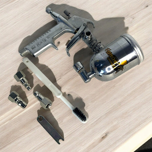 Pistola Para Pintar 100ml 3.5bar De Gravedad Hoteche