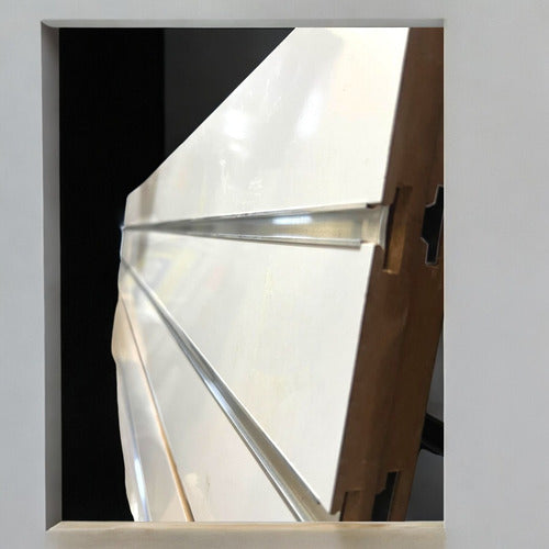 Panel Exhibidor Acanalado Blanco 1.20x1.20mtx18mm Exxel