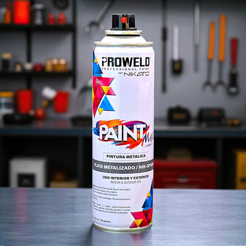 Pintura En Spray Metalico 250ml Proweld