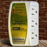 Protector Voltaje Vitron 3 Tomas 120v Equipos Electrónicos