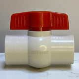 Llave De Paso Agua Fria 1'' Rosca Pvc Kobatex