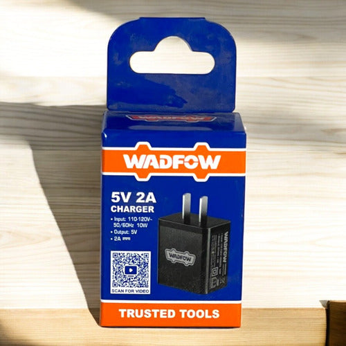 CARGADOR USB 5V/2A 110-120V~50/60HZ (NO INCLUYE CABLE) WADFOW