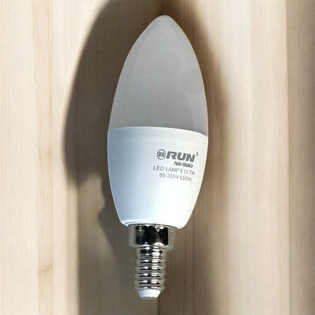 Bombillo Led Tipo Vela 7w E12 Tricolor Run