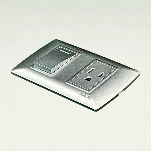 Interruptor Toma Gris 15amp Orus