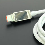 Cable Tipo C Carga Rapida Remax Con Display 100w 1.2 Mtrs