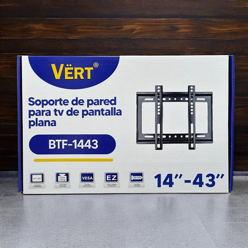 Base Fija Para Tv Led Lcd De 14 Hasta 43 Pulgadas Vert