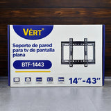 Base Fija Para Tv Led Lcd De 14 Hasta 43 Pulgadas Vert