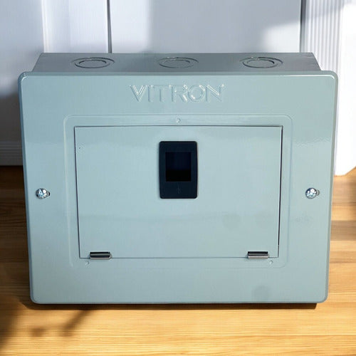 Tablero De Embutir 6 Linea Thql 20-100am Con Puerta Vitron