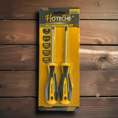 JUEGO DE DESTORNILLADOR 2 PCS HOTECHE