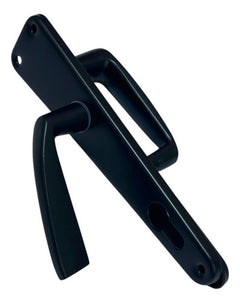 Cerradura De Manilla Para Puerta Fija/movil Negra Exxel