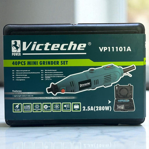 Mini Amoladora Electrica 280w 40pzs Victeche