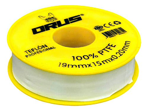 Teflon Profesional 3/4 X 15m Orus X2 Und