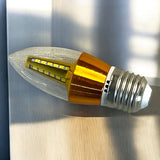 Bombillo Led Tipo Vela 3w E27 Transpente Run