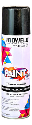Pintura En Spray Metalico 250ml Proweld