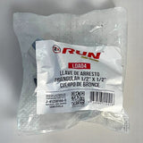 Llave De Arresto 1/2  X 1/2  Manilla Metalica Run