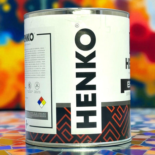 Esmalte 2 En 1 Anticorrosivo Henko 1/4 Galón