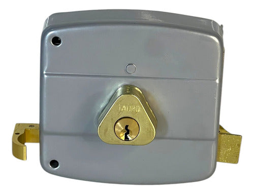 Cerradura Cilindro Fijo Gris 50121 Tauro