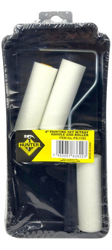 Rodillo Mini C/Bandeja 4" 4PCS Hunter