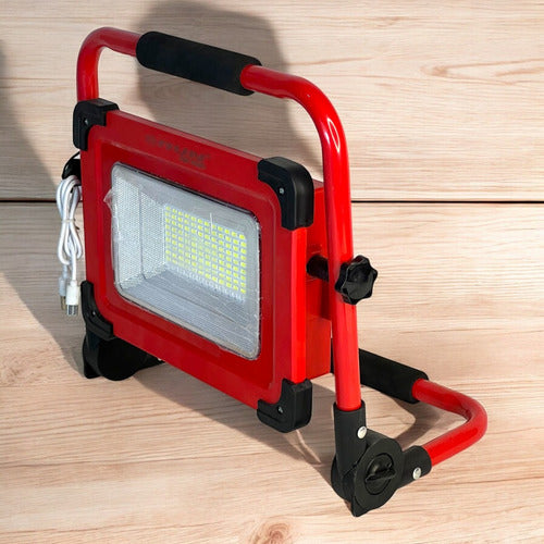Lampara Led De Emergencia 50w Recargable Solar Run