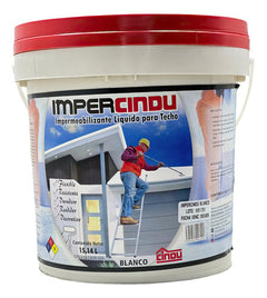 Pintura Impermeabilizante Para Techo Impercindu Cindu Rojo