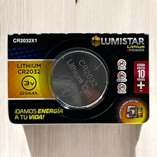 Pilas Batería Botón Cr2032 3v Lithium Lumistar