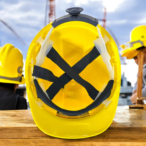 Casco De Seguridad Amarillo 318g Hoteche