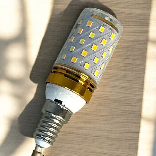 Bombillo Led Tubular 6w E14 85-265v Tricolor Run